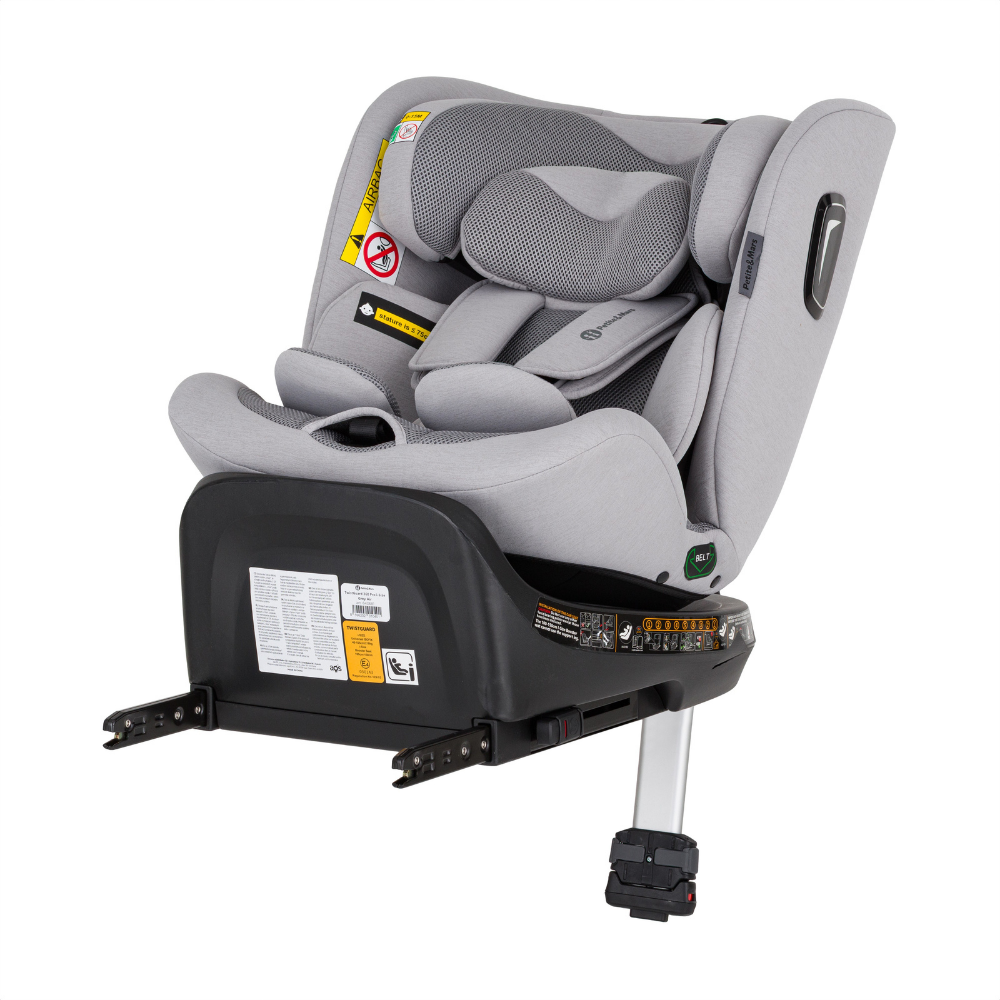 PETITE&amp;MARS Autosedačka Twistguard Pro i-Size Gentle Grey Air 40-150 cm(0-36 kg)