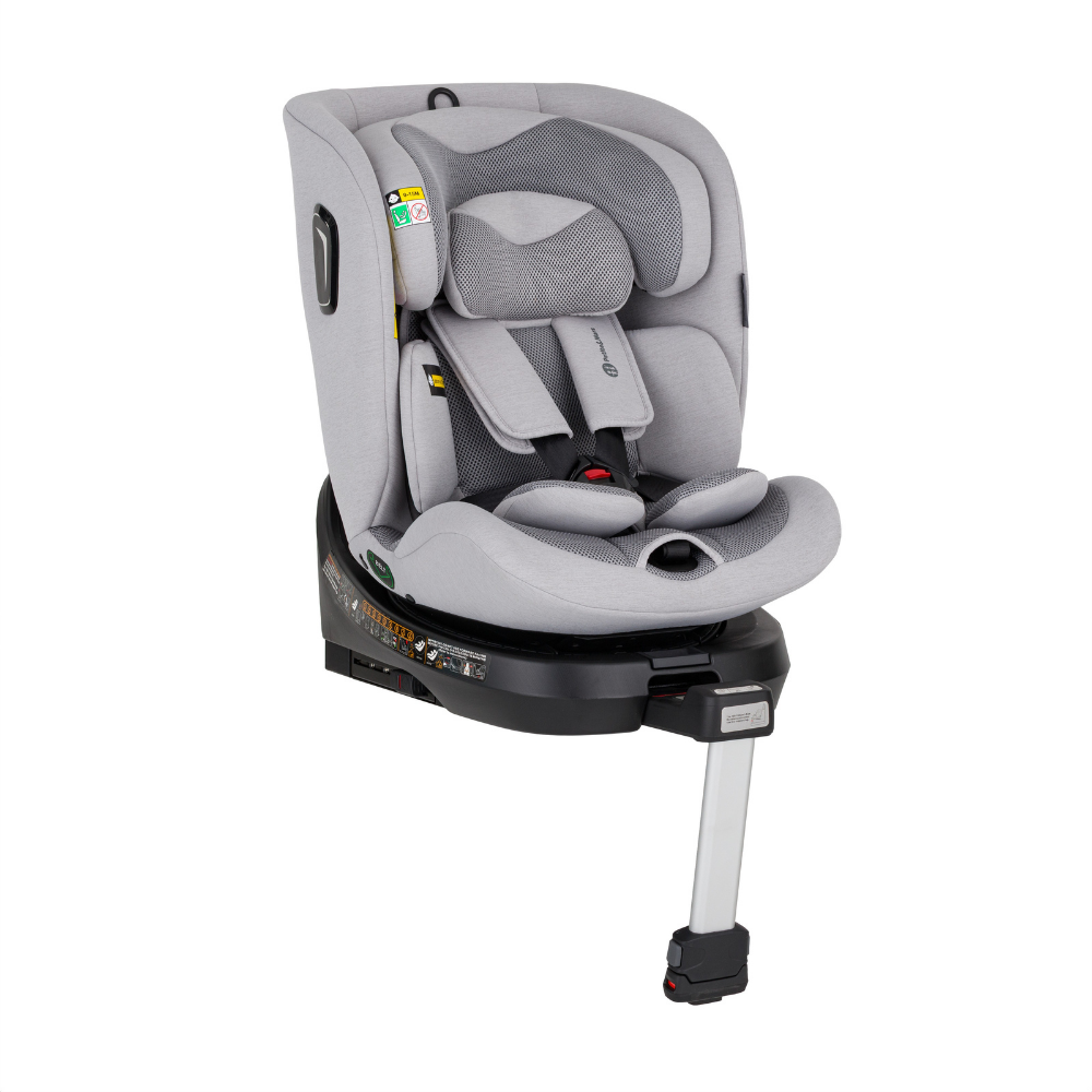 PETITE&amp;MARS Autosedačka Twistguard Pro i-Size Gentle Grey Air 40-150 cm(0-36 kg)
