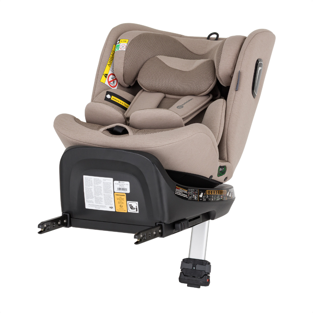 PETITE&amp;MARS Autosedačka Twistguard Pro i-Size Tan Brown Air 40-150 cm(0-36 kg)