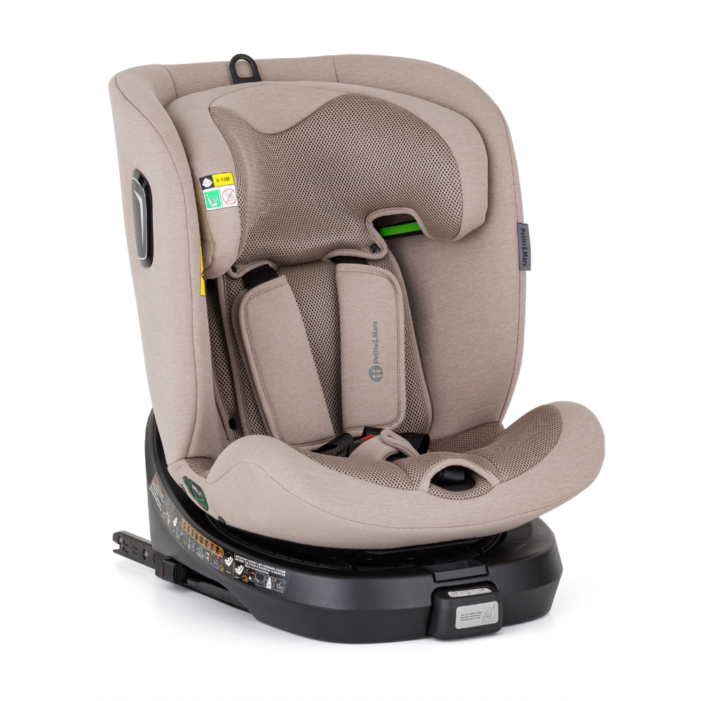 PETITE&amp;MARS Autosedačka Twistguard Pro i-Size Tan Brown Air 40-150 cm(0-36 kg)