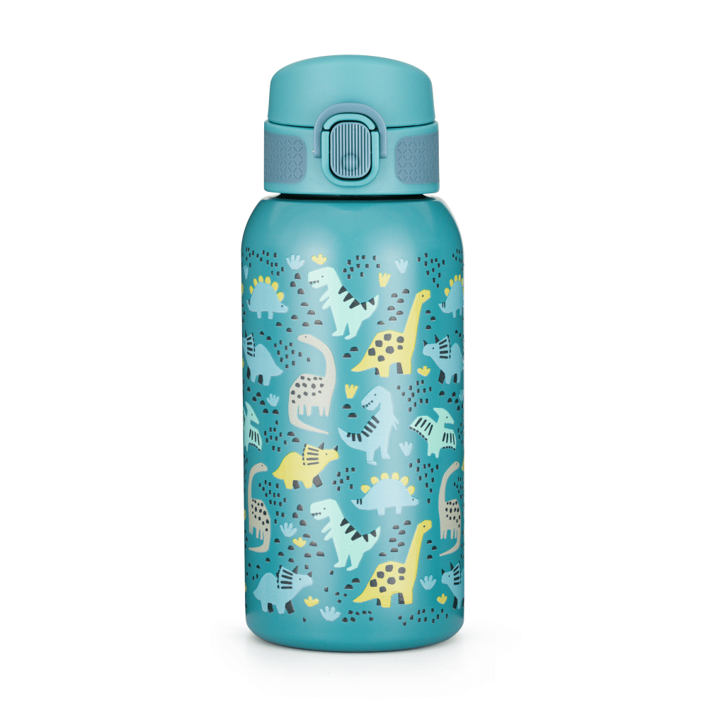PETITE&amp;MARS Fľaša nerezová termo s náustkom 500 ml Dino Park 36m+