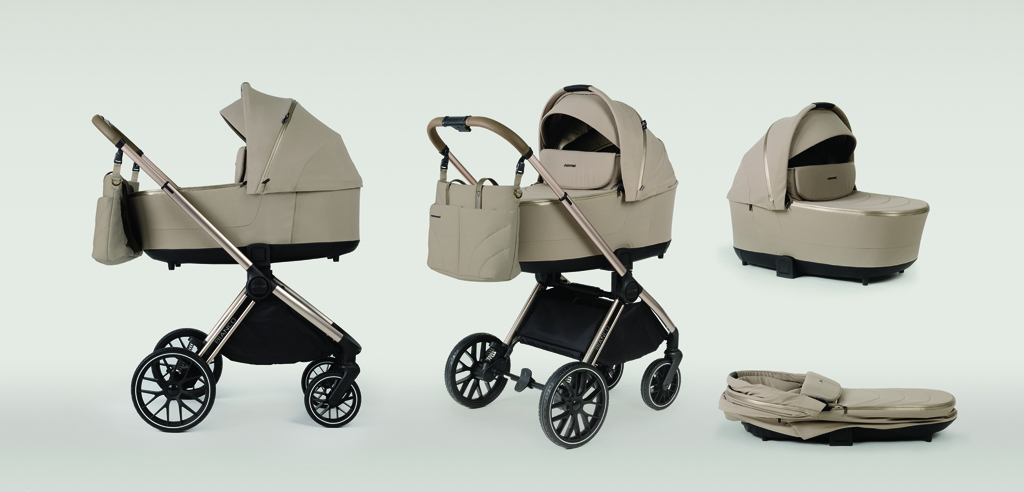 ADAMEX Kočík kombinovaný Bianco 9 Champagne Beige