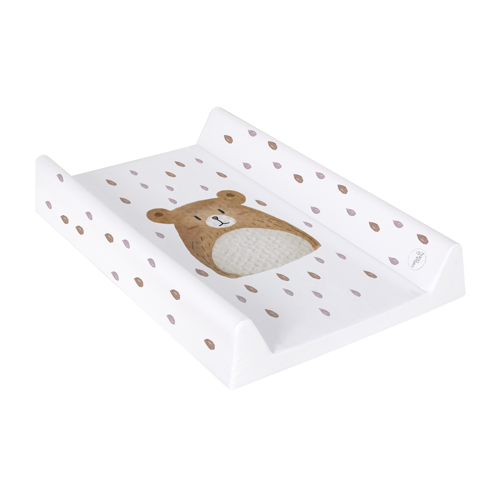 CEBA BABY Podložka prebaľovacia 2-hranná mäkká (50x70) Basic Bear Buddy