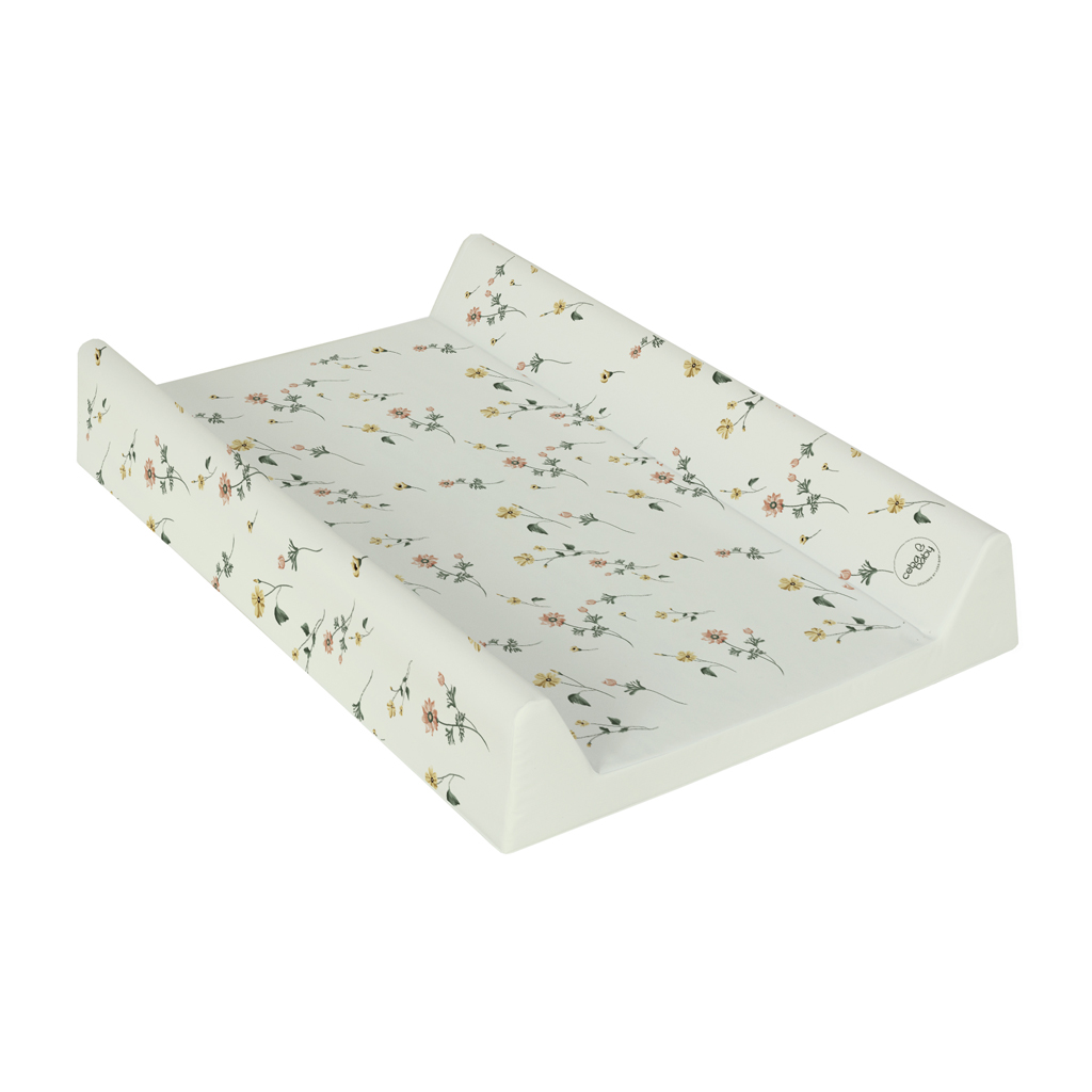 CEBA BABY Podložka prebaľovacia 2-hranná mäkká (50x70) Basic Floral Breeze