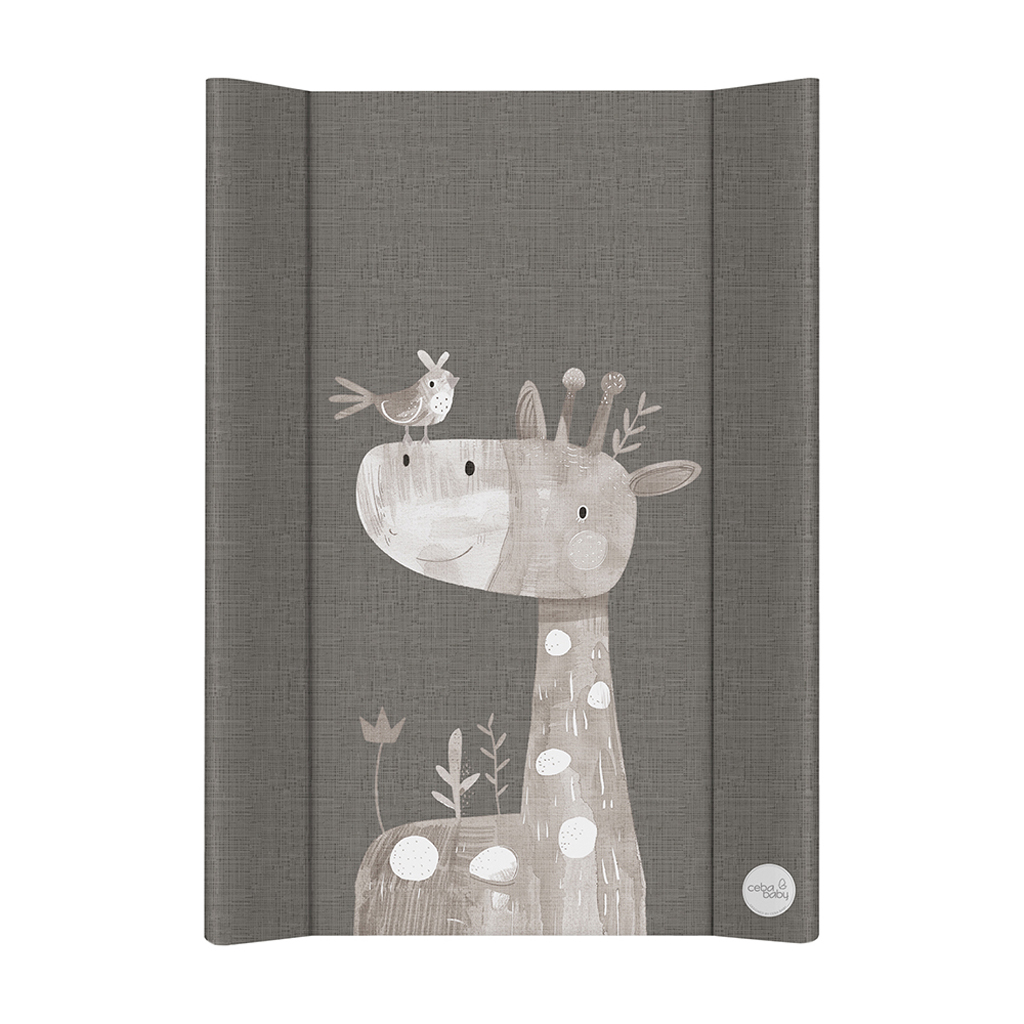 CEBA BABY Podložka prebaľovacia 2-hranná mäkká (50x70) Basic Friendly Giraffe