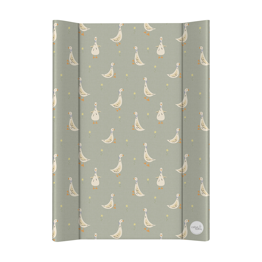 CEBA BABY Podložka prebaľovacia 2-hranná mäkká (50x70) Basic Little Ducks