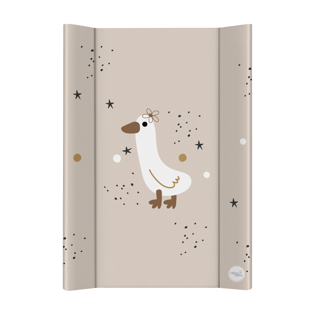 CEBA BABY Podložka prebaľovacia 2-hranná mäkká (50x70) Basic Star Duck