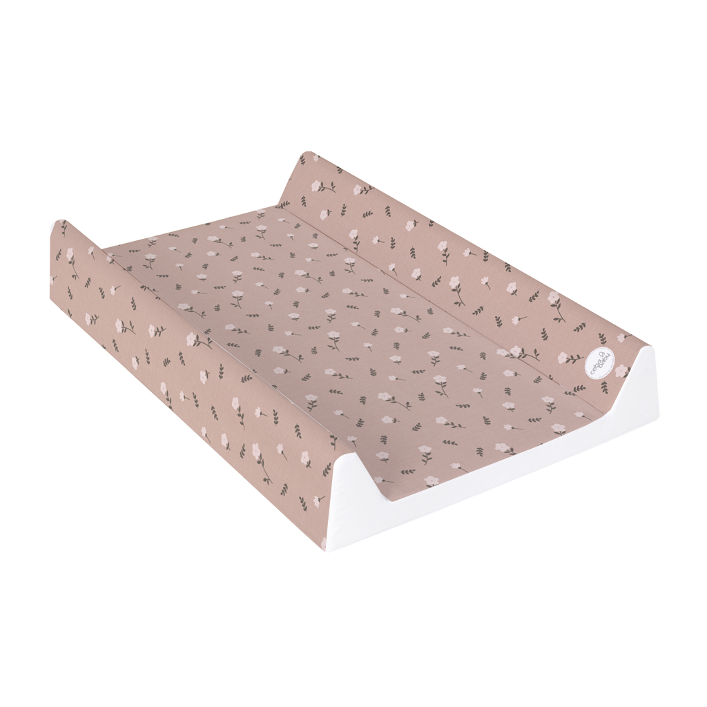 CEBA BABY Podložka prebaľovacia 2-hranná s pevnou doskou (50x70)Ultra Light Petite Blossoms