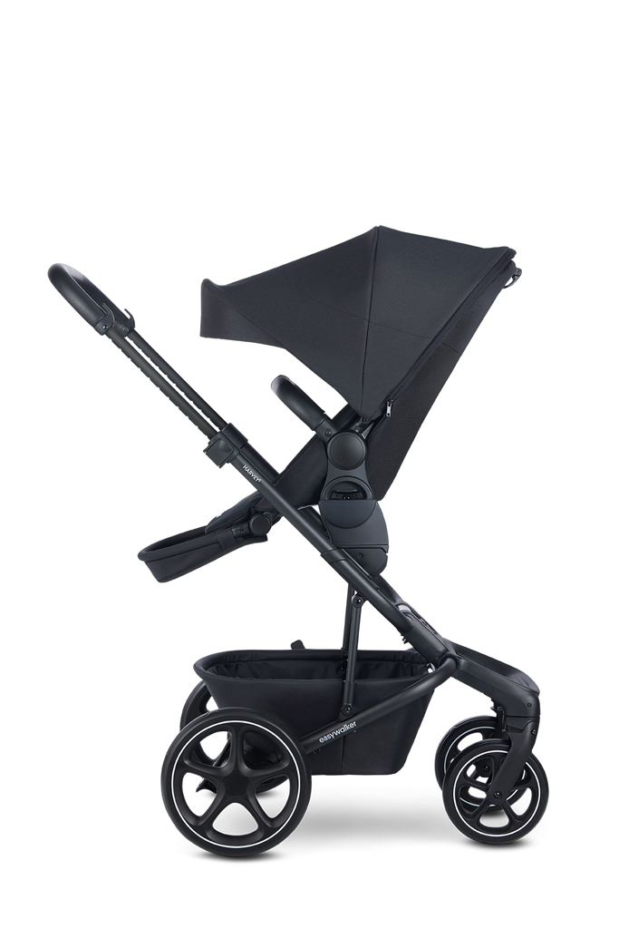 EASYWALKER Kočík kombinovaný Harvey⁵ Midnight Black XXL RWS