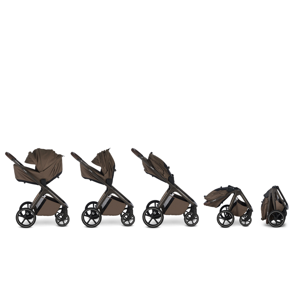 EASYWALKER Kočík kombinovaný Zoey Go Pure Black