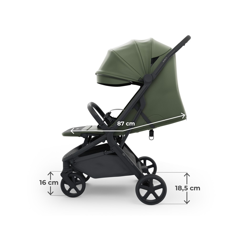 KINDERKRAFT SELECT Kočík športový Nubi 3 Mystic Green