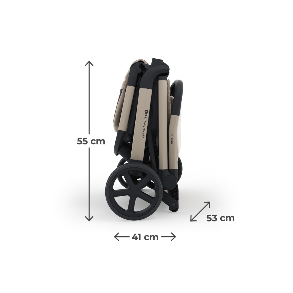 KINDERKRAFT SELECT Kočík športový Nubi 3 Sand Beige
