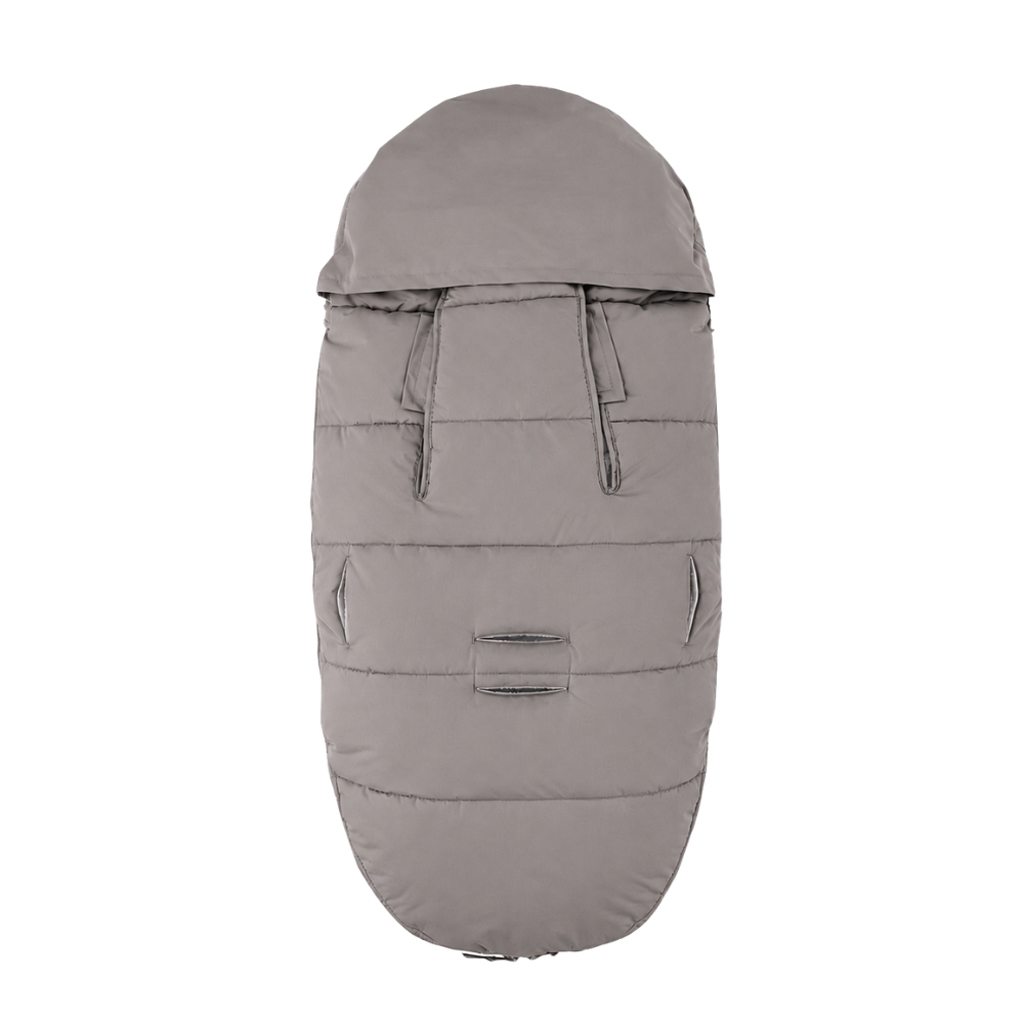 PETITE&amp;MARS Set zimný fusak Comfy 4v1 + rukavice na kočík Furry Mocha Mousse