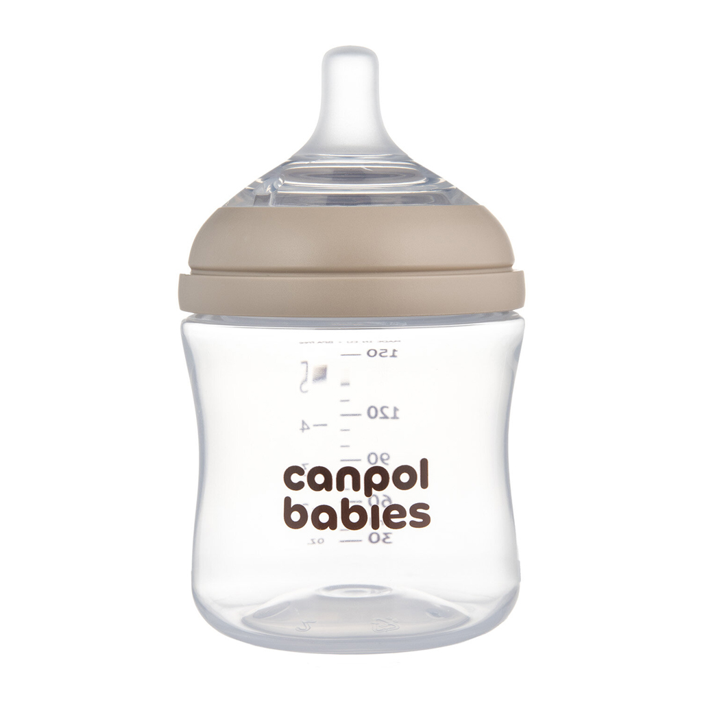CANPOL BABIES Fľaša antikoliková Natural shape 150ml