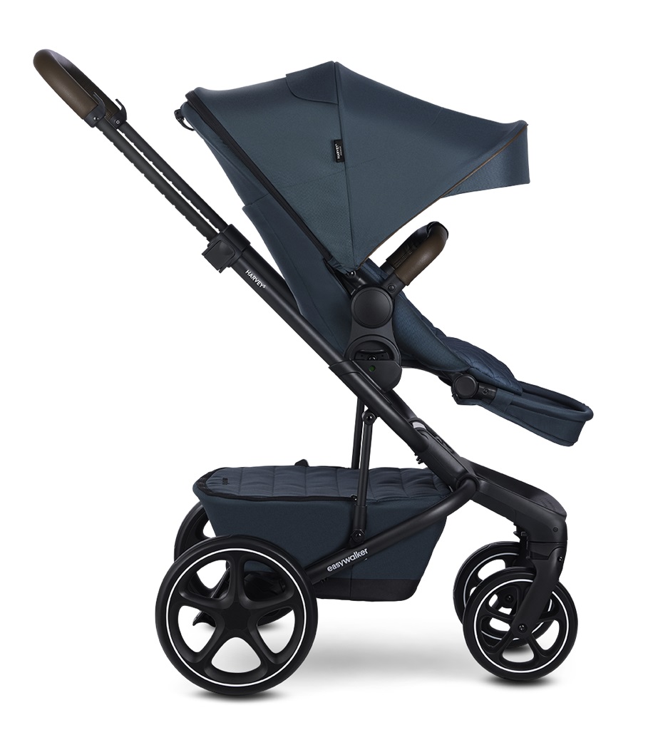 EASYWALKER Kočík kombinovaný Harvey⁵ Premium 2v1 Jade Green LITE RWS