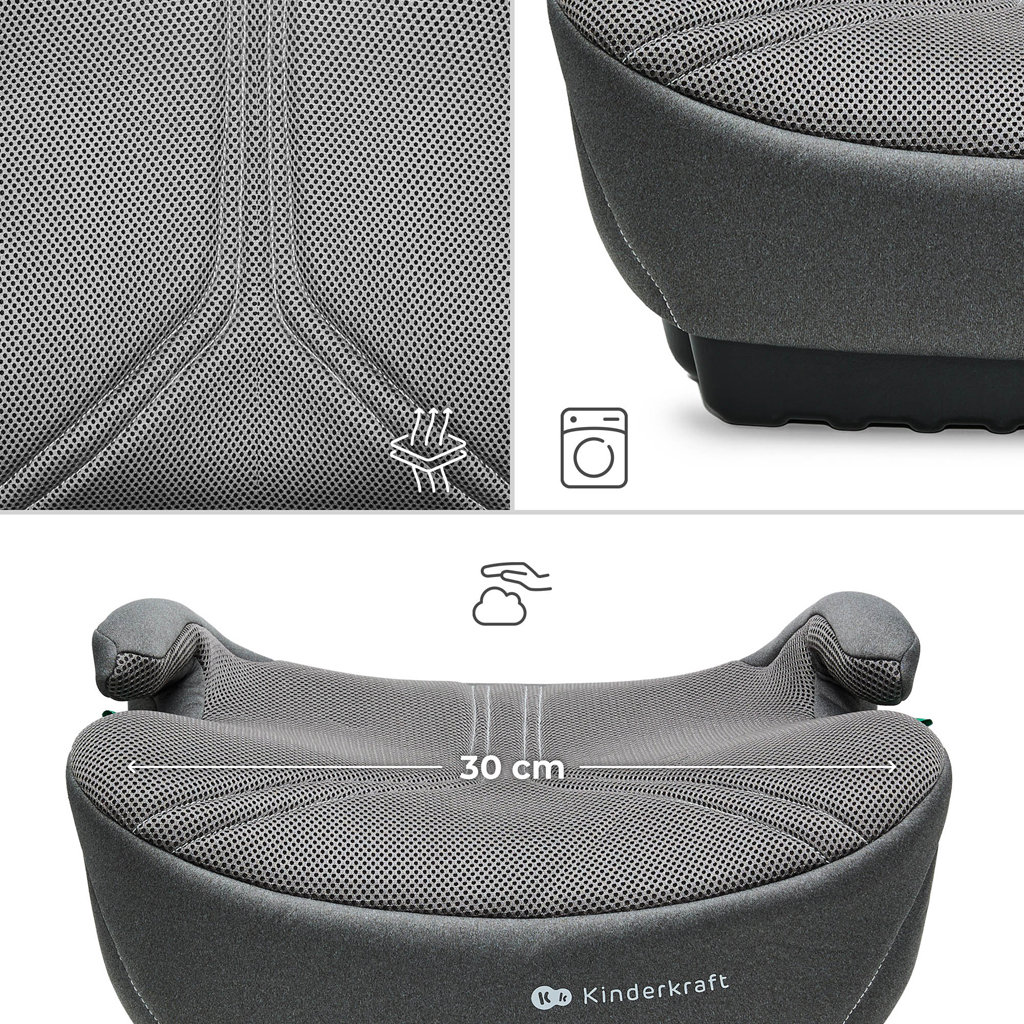 KINDERKRAFT Podsedák I-Boost 2 Pro (125–150 cm) Grey