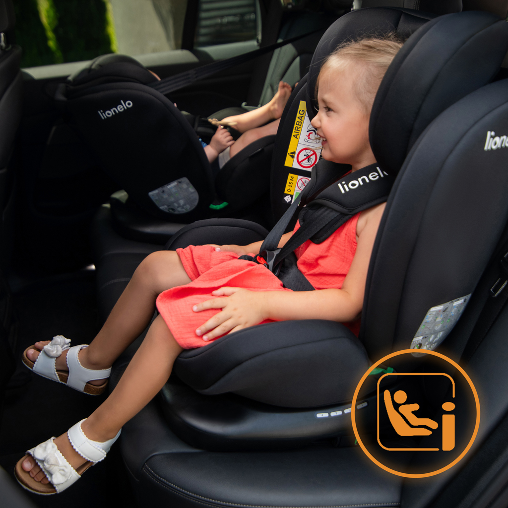 LIONELO Autosedačka Bastiaan i-Size (40-150 cm) Black Carbon