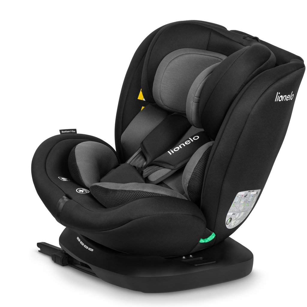 LIONELO Autosedačka Bastiaan i-Size (40-150 cm) Black Grey