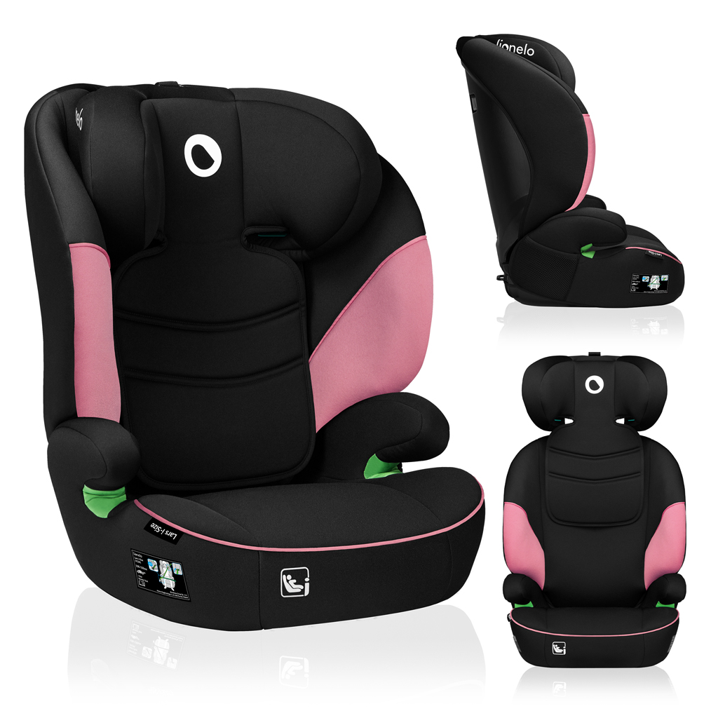 LIONELO Autosedačka Lars i-Size (100-150 cm) Pink Baby