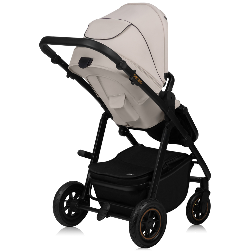 LIONELO Kočík kombinovaný Amber Plus 3v1 Beige Sand