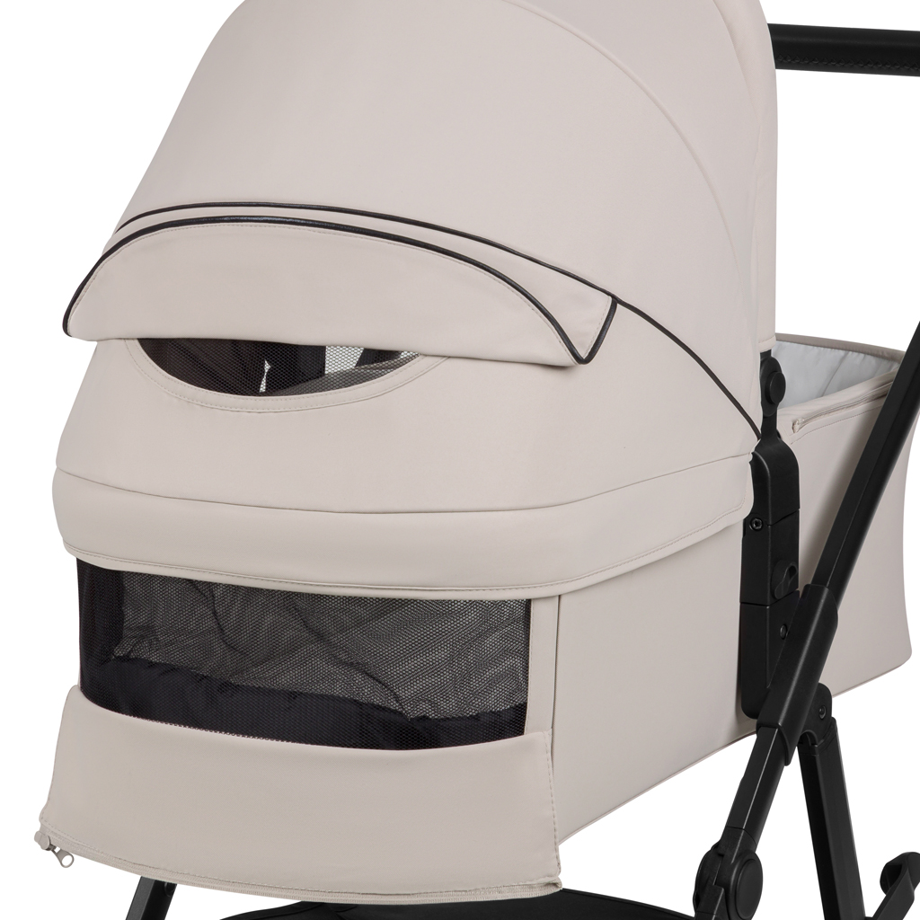LIONELO Kočík kombinovaný Amber Plus 3v1 Beige Sand