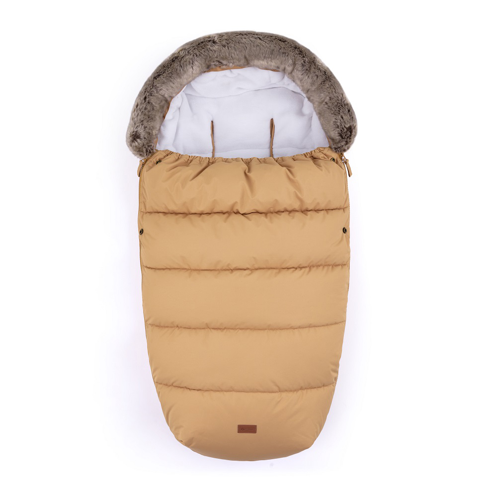 PETITE&amp;MARS Fusak 4v1 Comfy Elegant Caramel + rukávnik Jasie Charcoal Grey