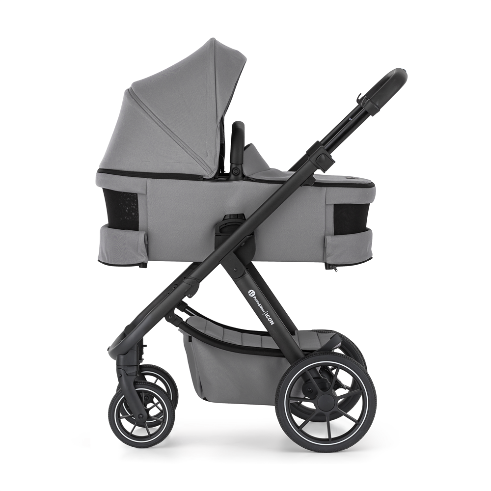 PETITE&amp;MARS Kočík kombinovaný ICON 2v1 Dove Grey LITE RWS