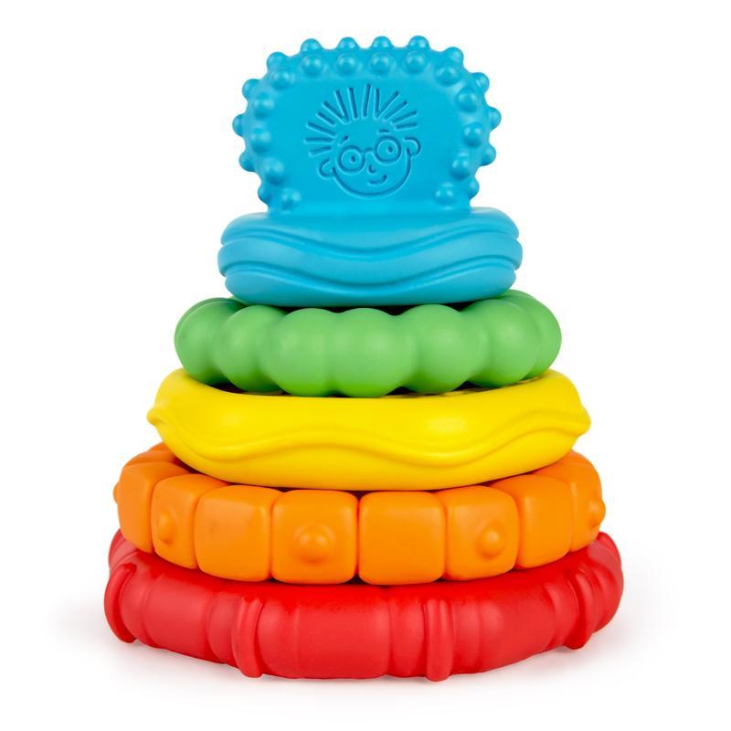 BABY EINSTEIN Hryzačka stohovacia 2v1 Stack&amp;Teethe™ 0m+
