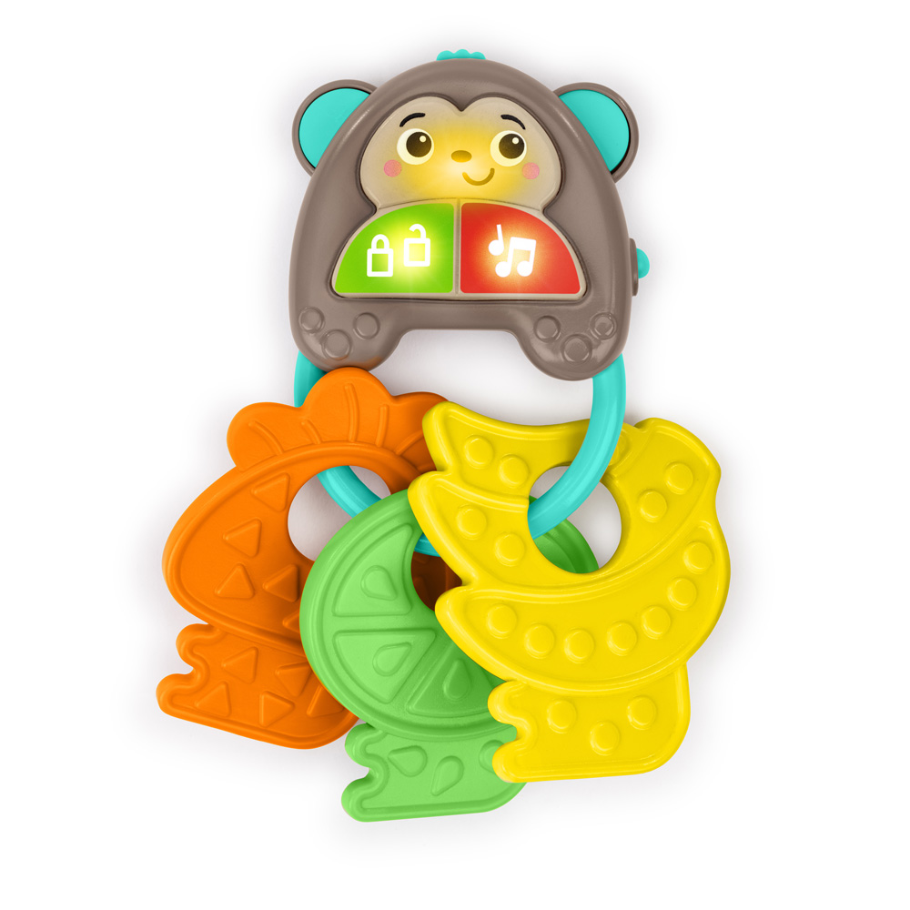 BRIGHT STARTS Hračka hudobná kľúče MonKeys™ 6m+
