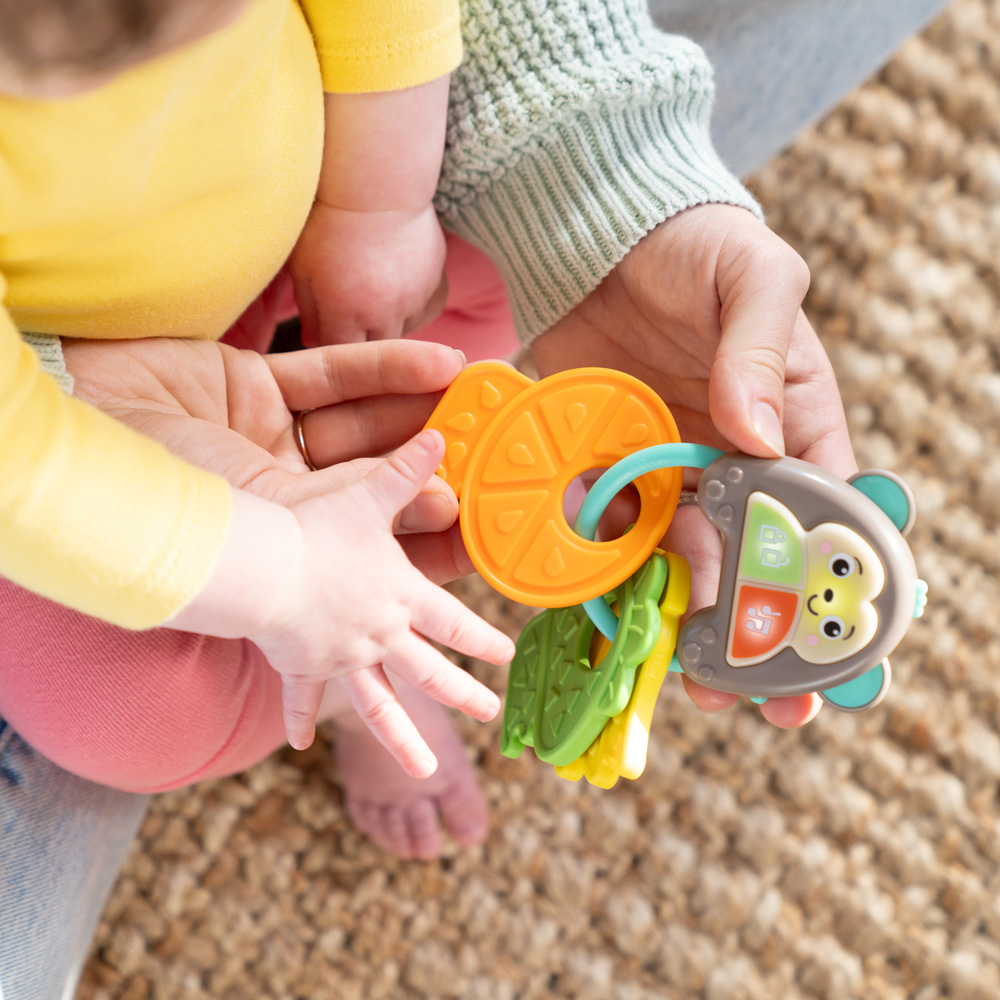 BRIGHT STARTS Hračka hudobná kľúče MonKeys™ 6m+