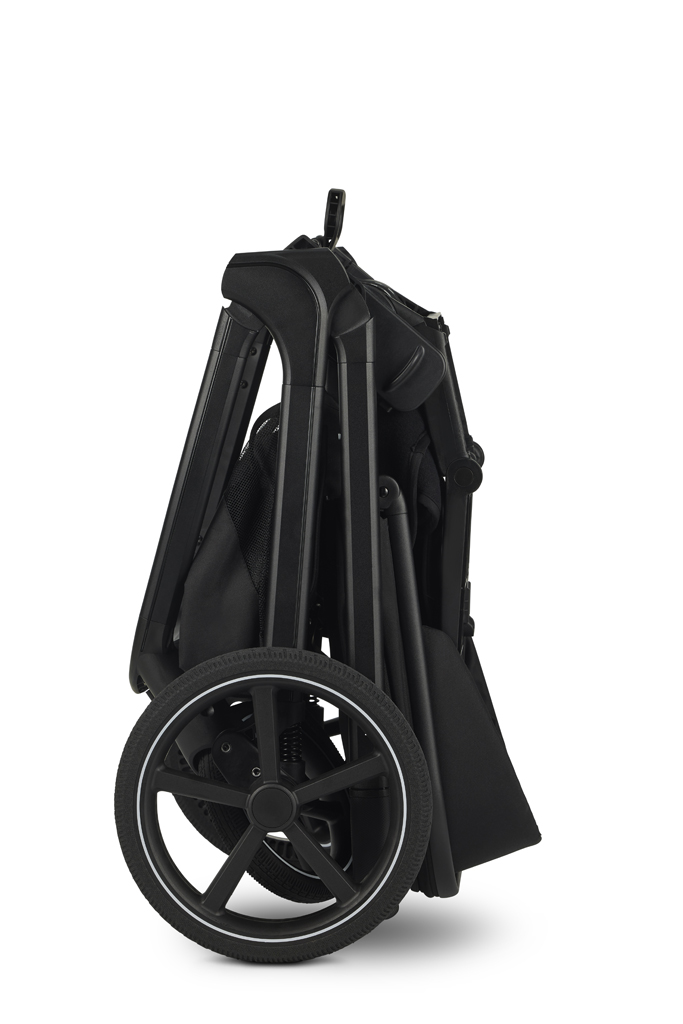EASYWALKER Kočík kombinovaný Zoey Pure Black + CBX By CYBEX Aton B2 i-Size + základňa