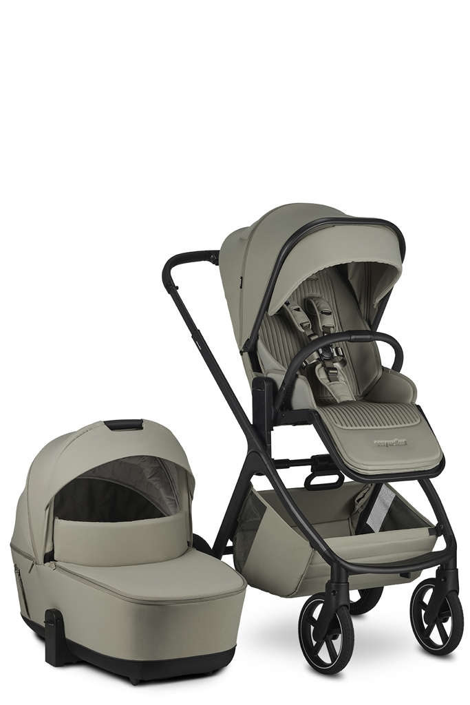EASYWALKER Kočík kombinovaný Zoey Sage Green + CBX By CYBEX Aton B2 i-Size + základňa