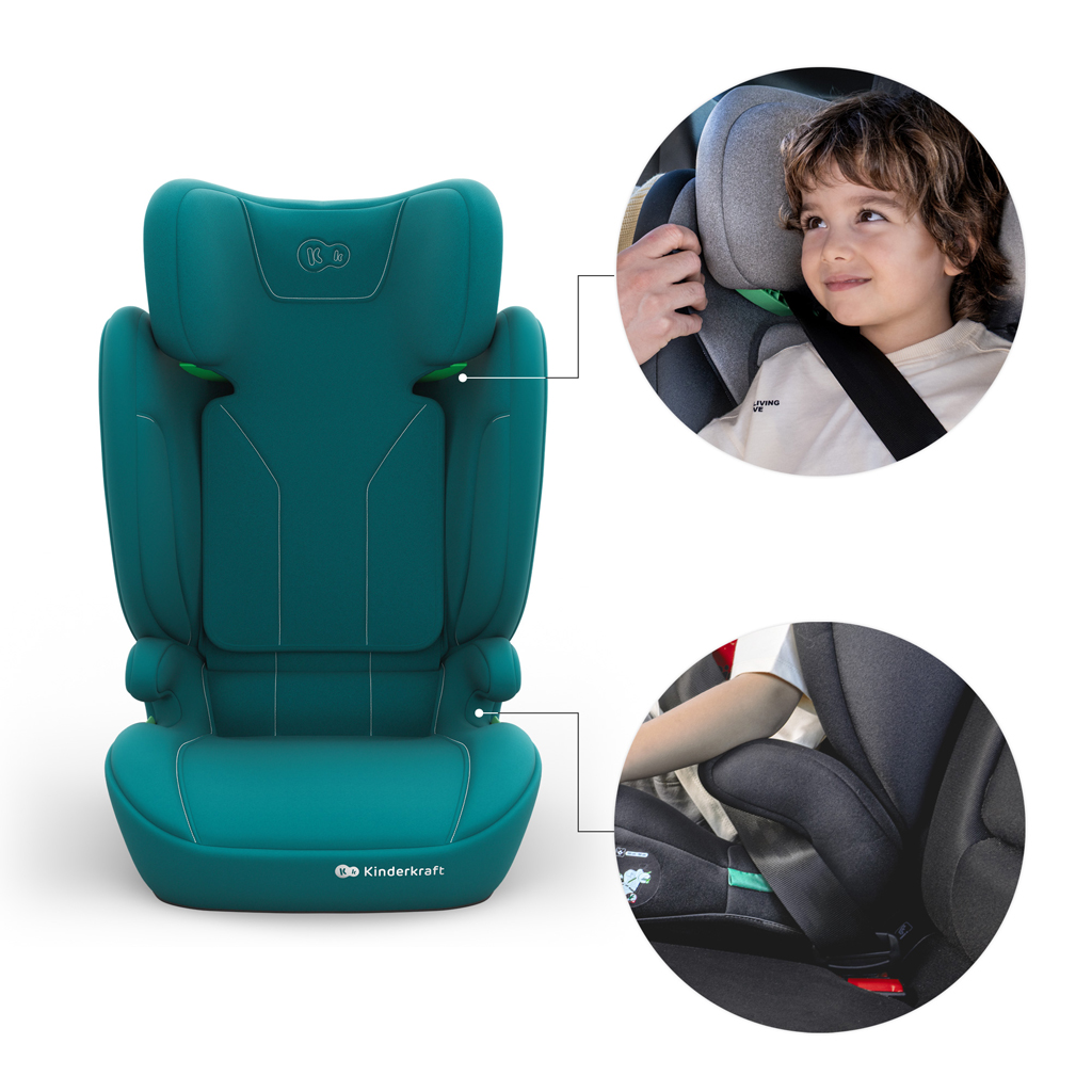 KINDERKRAFT Autosedačka i-Spark 2 Plus i-Size (100-150 cm) Green