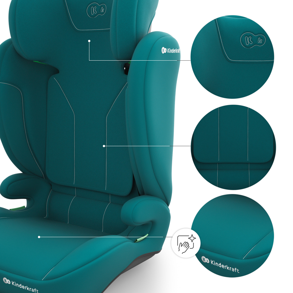 KINDERKRAFT Autosedačka i-Spark 2 Plus i-Size (100-150 cm) Green