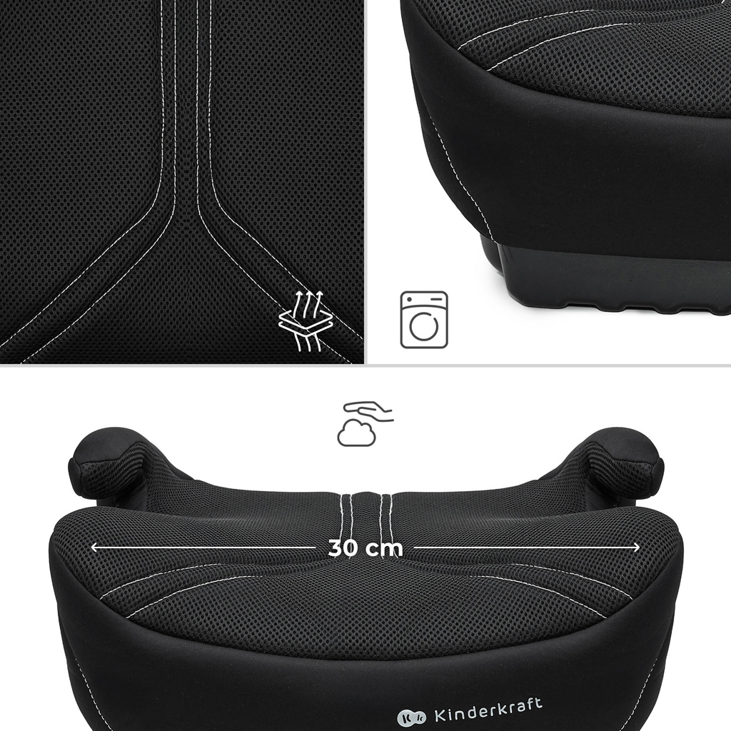 KINDERKRAFT Podsedák I-Boost 2 Pro (125–150 cm) Black
