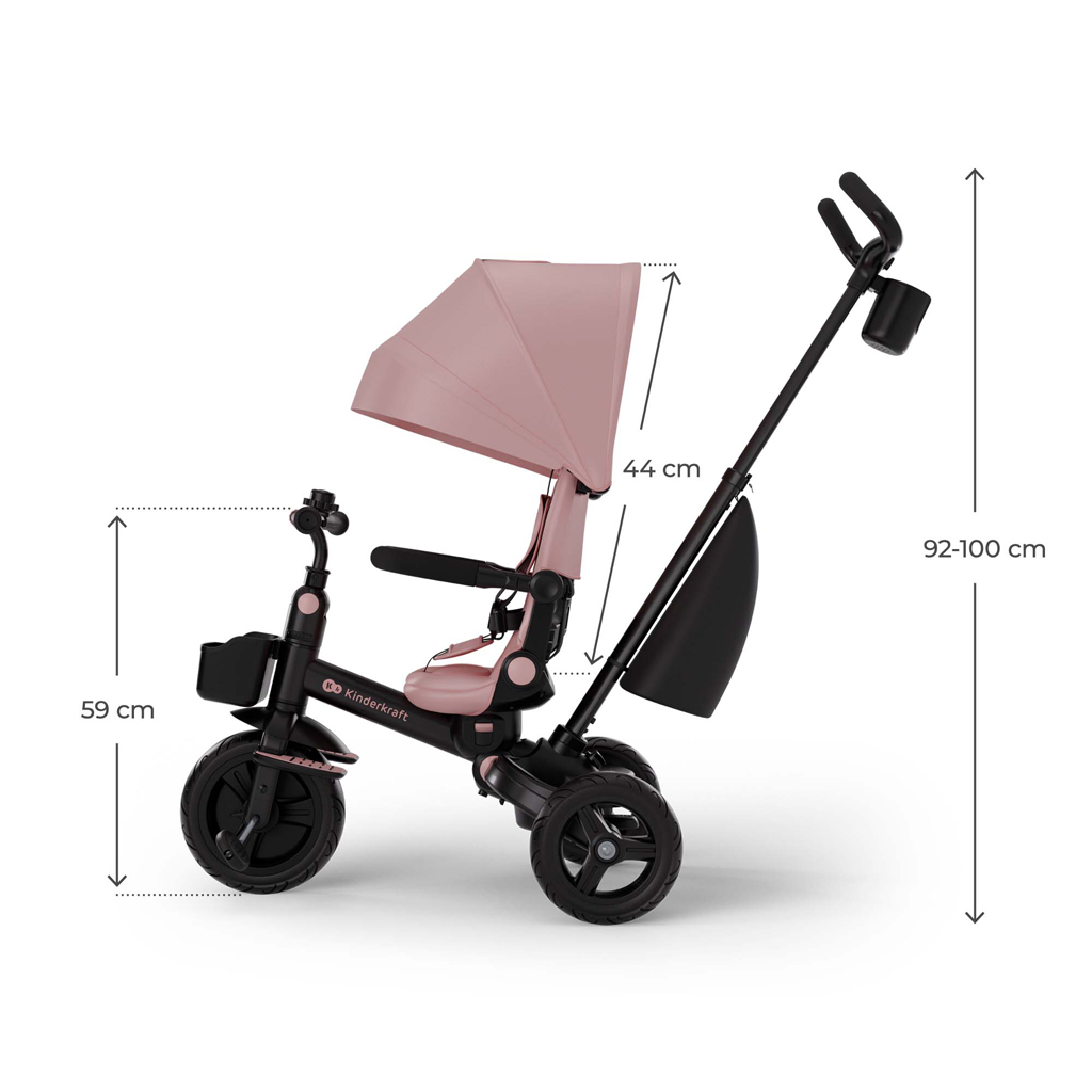 KINDERKRAFT Trojkolka Aveo 2 Plus Pink