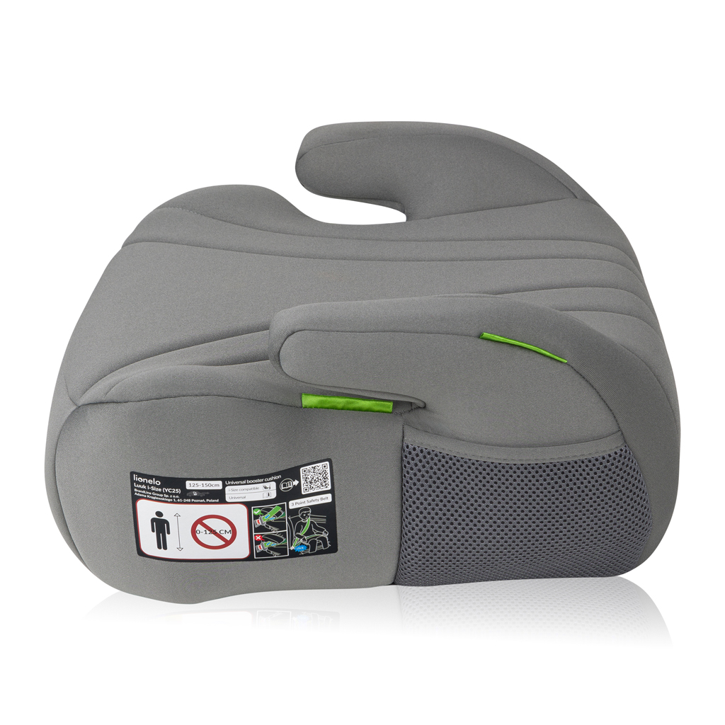 LIONELO Podsedák Luuk i-Size (125-150 cm) Grey