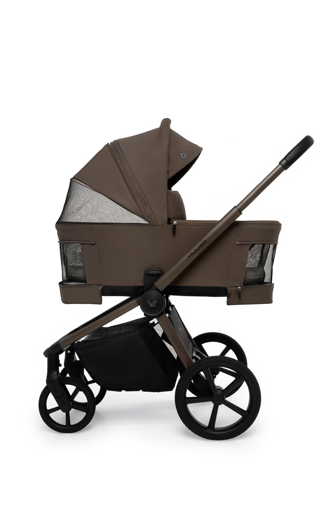 MUUVO Kočík kombinovaný 2v1 Fold Dark Chocolate