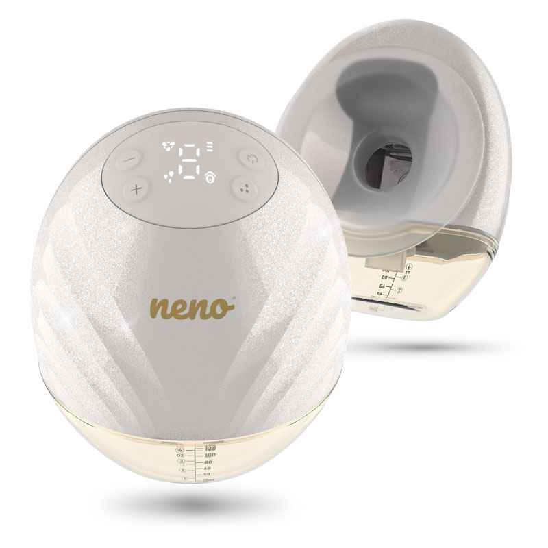 NENO Odsávačka mlieka Perla Duo bezdrôtová hands-free mušľová 3-fázová, 9 úrovní odsávania, USB-C