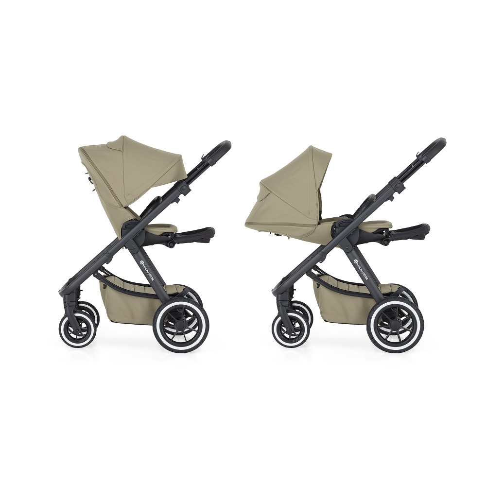 PETITE&amp;MARS Kočík kombinovaný ICON 2v1 Mossy Green XXL AIR