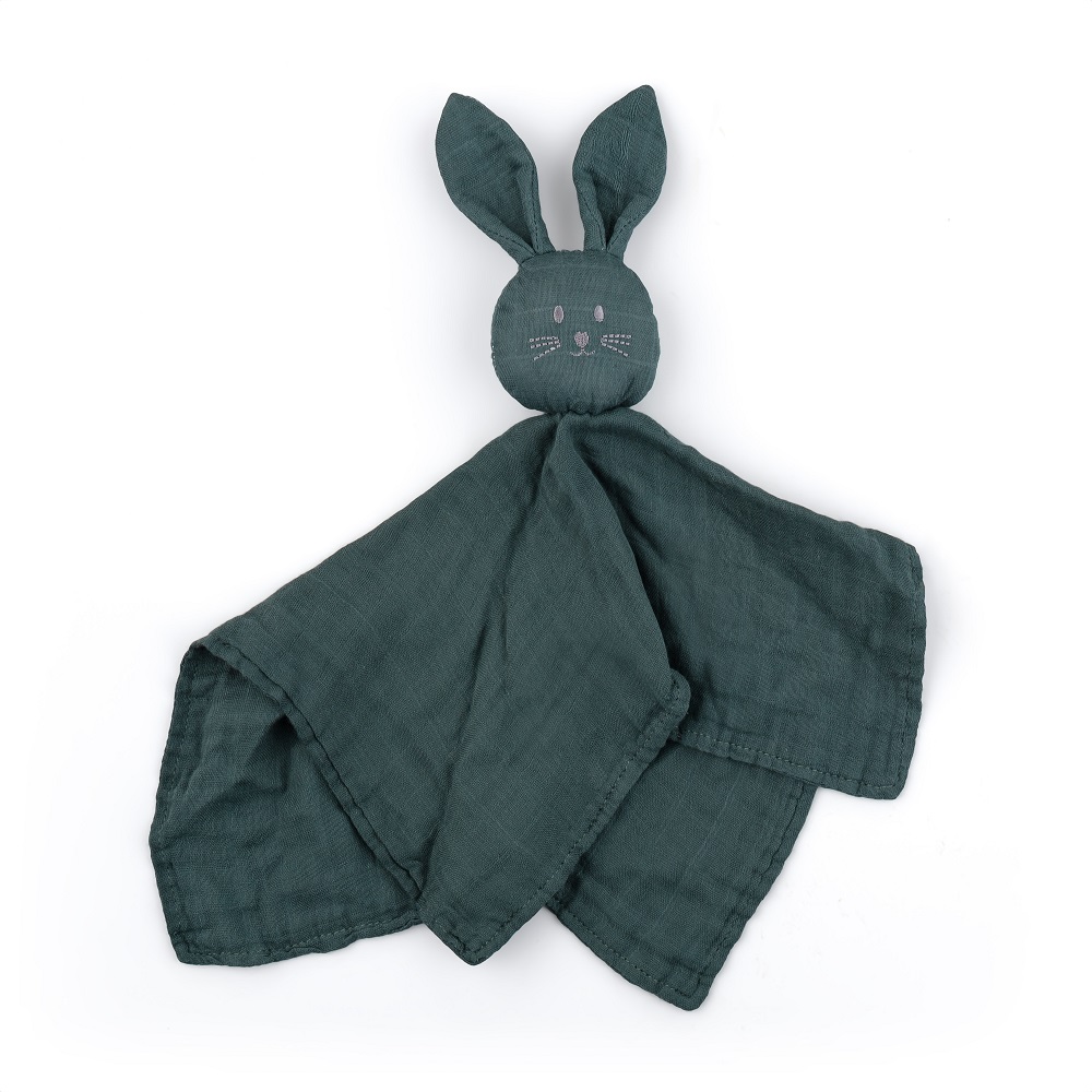 PETITE&amp;MARS Maznáčik bambusový mušelínový Hugo Misty Green 0m+