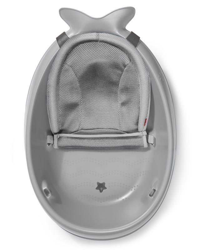 SKIP HOP Vanička s ergonomickou podložkou Moby 3 fázová šedá