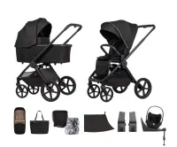 Venicci Upline 3 + Cybex Cloud G3 Plus + Cybex Base G Travel Set Onyx
