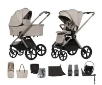 Venicci Upline 3 + Cybex Cloud G3 Plus + Cybex Base G Travel Set Pebble