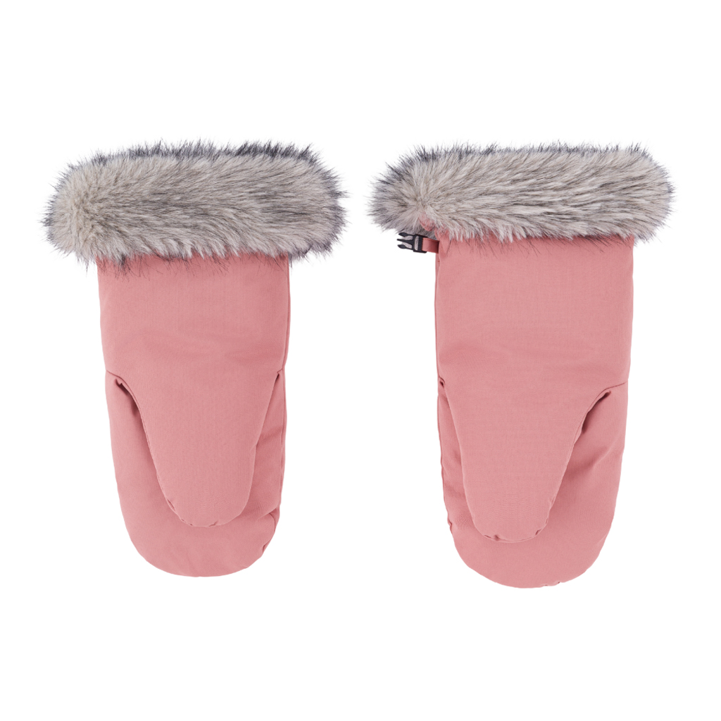 PETITE&amp;MARS Set zimný fusak Comfy 4v1 + rukavice na kočík Fjora Old Rose