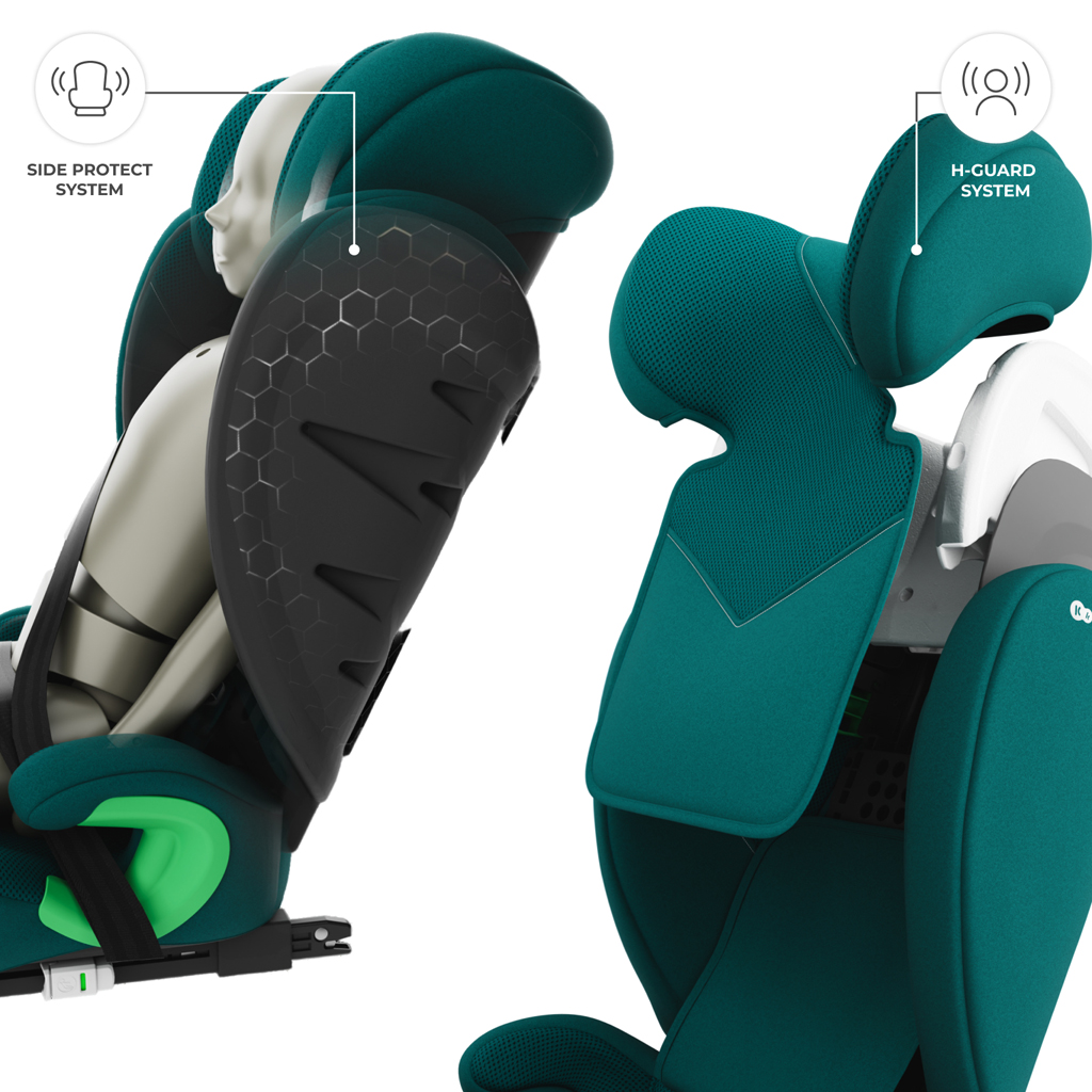 KINDERKRAFT Autosedačka Junior Fix 2 Plus (100-150 cm) Green
