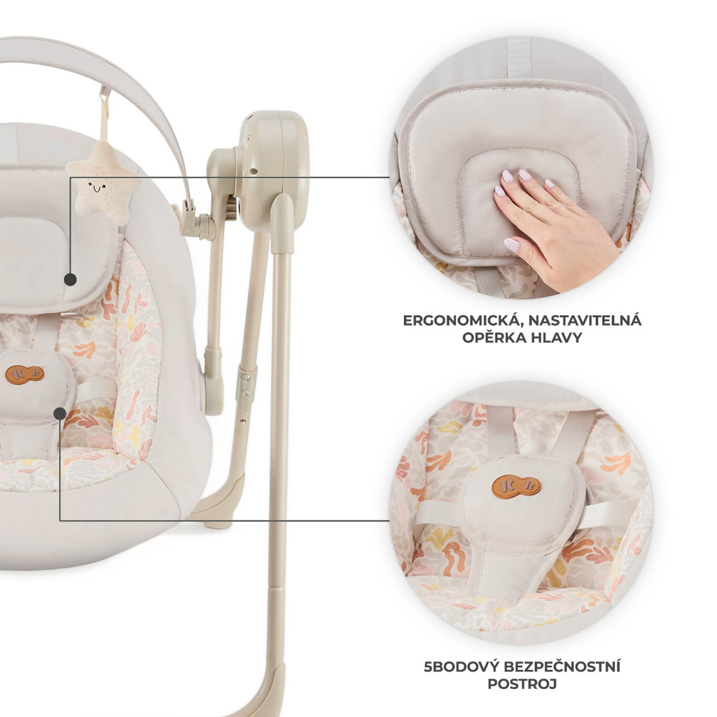 KINDERKRAFT Hojdačka Swingee Beige
