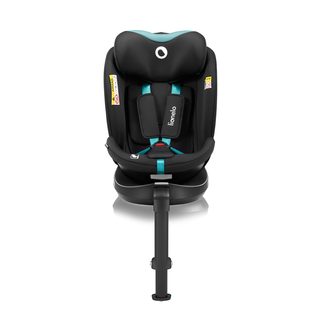 LIONELO Autosedačka Navy i-Size (40-150 cm) Black Turquoise