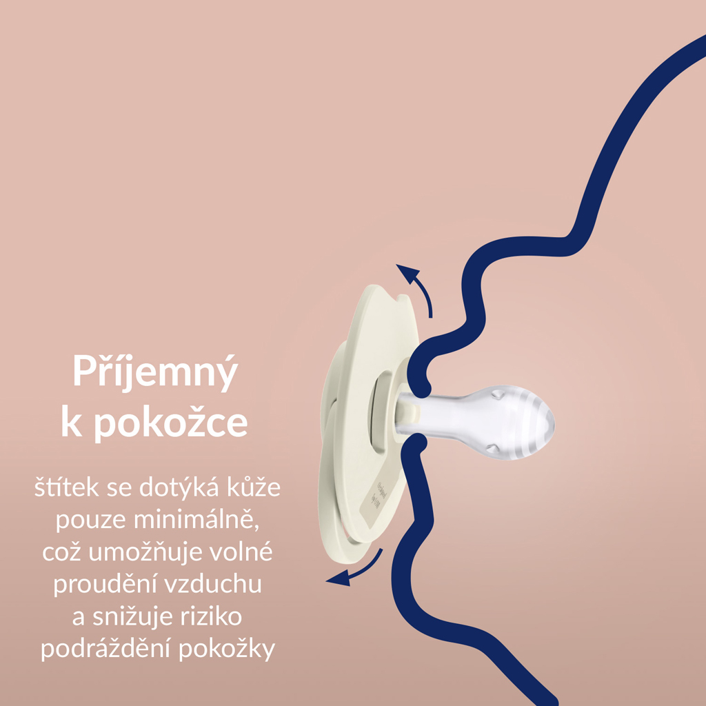 LOVI Cumlík silikónový dynamický Prime 6-18m 2ks Baby Blue/Blue