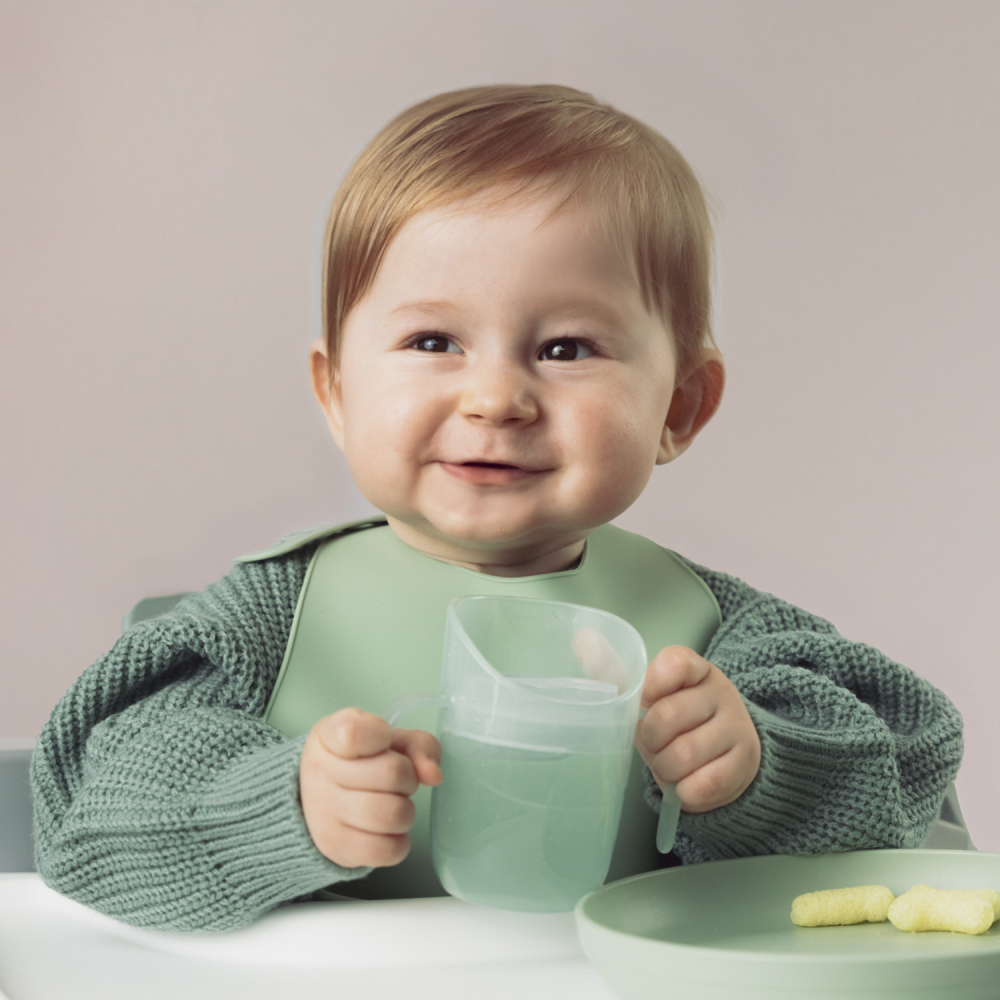 LOVI Hrnček tréningový Genius 150ml Pistachio, 6m+